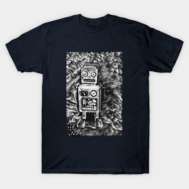 Robot 2 T-Shirt by Borges